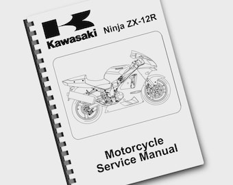 Kawasaki 2002-2006 Ninja ZX-12Rサービスマニュアル カワサキパーツ/ウエア＆グッズオンラインショップZX-12R'06-'02ｻｰﾋﾞｽ