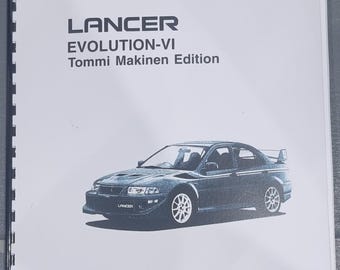 三菱ランサー EVO エボリューション 6 トミ・マキネン サイド 