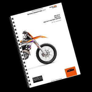 German language - KTM 2024 - 450 XC-F SX-F Factory Edition - Reparaturanleitung - Workshop Service Repair Manual
