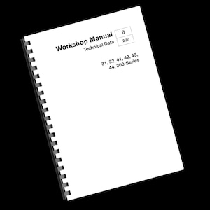 Volvo Penta 31 32 41 42 43 44 300 Series - Technical Data - Workshop Service Repair