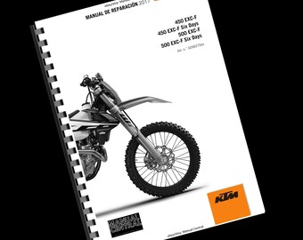 KTM 2017 - 450 500 Exc-f Six Days - Manual de reparación - Manual de taller de servicio