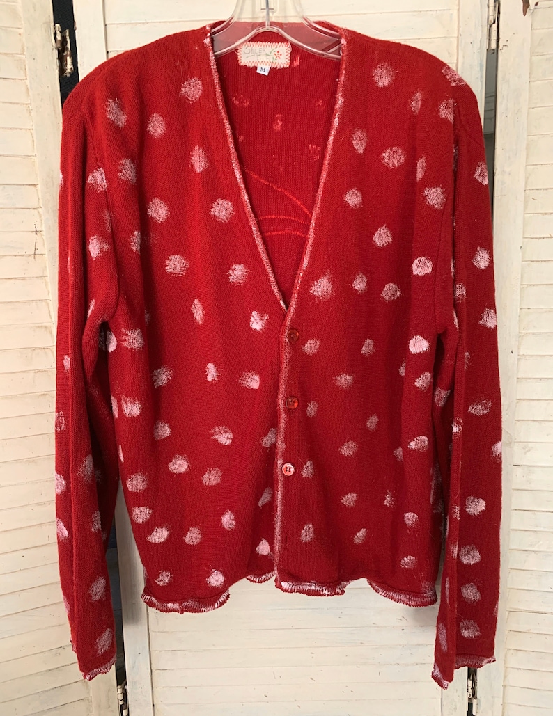 Clearance SaleCardigan Sweater Snowman Sweater Size M-L 60 Percent Discount