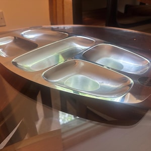 Alessi Italy Stainless Steel Branded Antipasti / Nibbles Tray