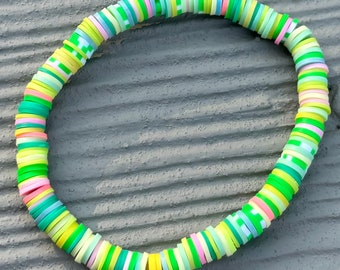 The prairies clay bead bracelet