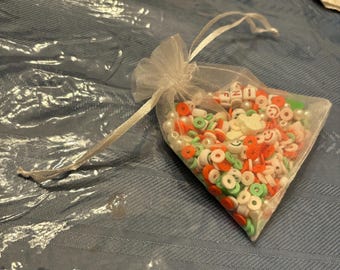 Christmas Holiday Clay Bead Confetti