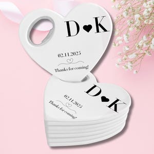 Personalisierter Flaschenöffner-Magnet mit Karte, Hochzeitsgeschenke für Gäste in großer Menge, personalisierte Hochzeitsgeschenke
