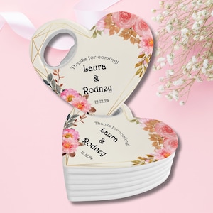 Ouvre-bouteille magnétique personnalisé avec carte, cadeaux de mariage pour invités en vrac, cadeaux de mariage personnalisés