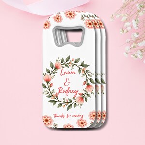 Personalisierter Flaschenöffner Magnet mit Karte, Hochzeitsgeschenke für Gäste in Masse, individuelle Hochzeitsgeschenke, Hochzeit Dankeschön Gefälligkeiten