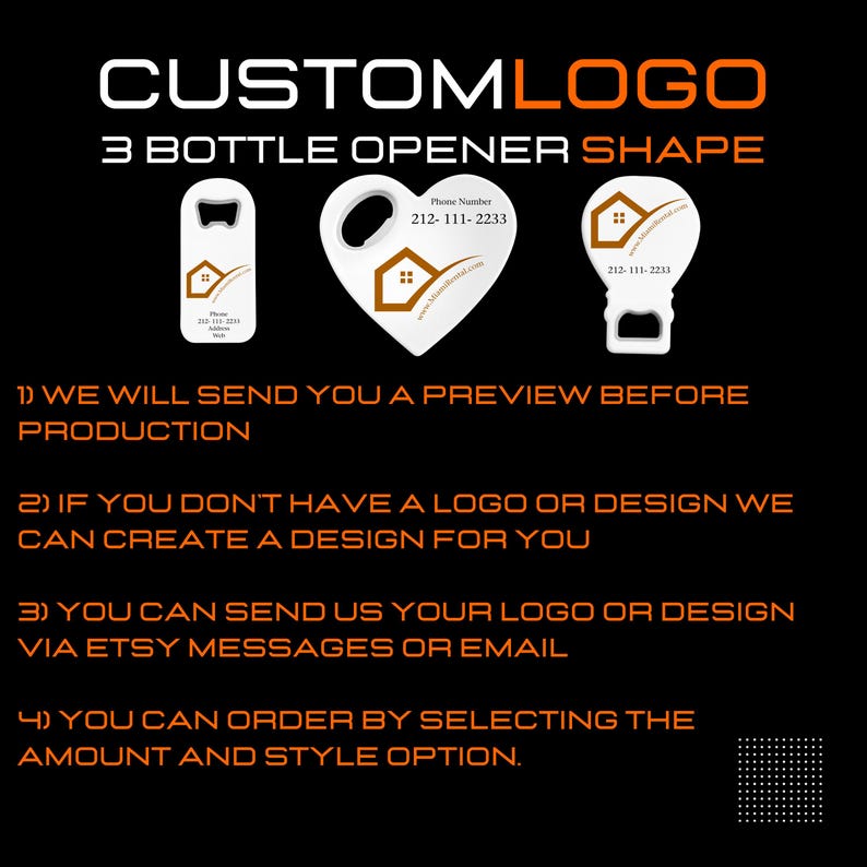 Custom Bottle Opener with Magnet, Promotional Gift, Advertising Magnet, Real Estate, Fridge Magnets, Customer Giveaway Gifts , UV print