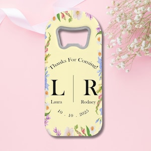 Personalisierter Flaschenöffner-Magnet mit Karte, Hochzeitsgeschenke für Gäste in großer Menge, personalisierte Hochzeitsgeschenke