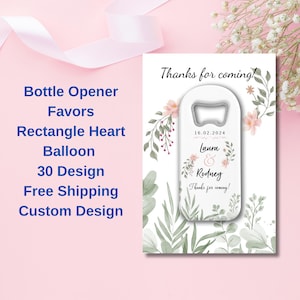 Hochzeitsgeschenke für Gäste in großen Mengen, benutzerdefinierte Flaschenöffner mit Magnet mit Karte, personalisierte Hochzeitsgeschenke, Brautparty-Dankeschön-Gefälligkeiten