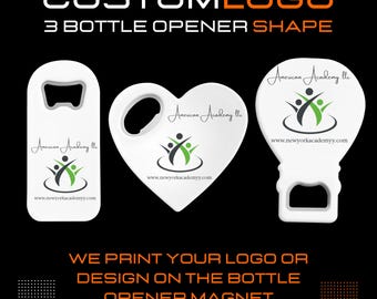 Custom Logo Bottle Opener Magnet: Bulk Client Gifts