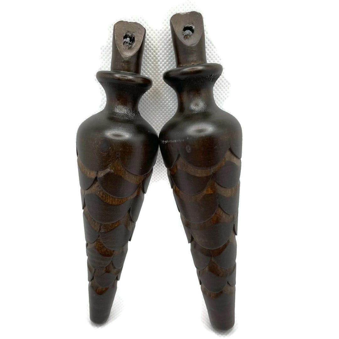 Cuckoo Clock Weights for Quartz Cuckoo Clocks, Wood, 150 X Ø40mm, Pair ...