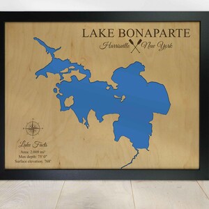 Lake Bonaparte New York, Gift, Lake House Decor, Personalized, Gifts for lake
