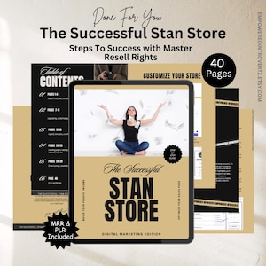 The Successful Stan Store eBook/Guide with Master Resell Rights (MRR) | Private Label Rights (PLR) | Digital Marketing | DFY Digital Product