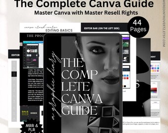 Complete Canva Guide: PLR & MRR, Digital Marketing (Digital Download)
