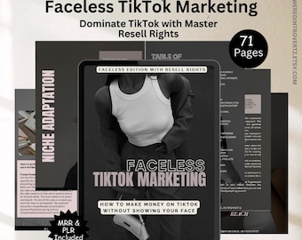 Marketing de TikTok sin rostro: MRR, PLR e ingresos pasivos (descarga digital)
