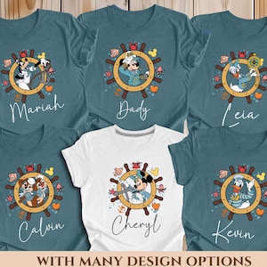 Disney Cruise Mickey & Friends Shirt, Disney Matching Shirts, Disney Cruise, Custom Disney Shirt, Disney Cruise Shirt, Disney Family Cruise.