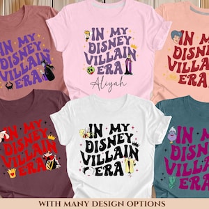 In My Disney Villain Era Shirt, Girl Matching Shirt, Evil Friends Shirt, Disney World Maleficent Evil Queen Ursula Cruella Shirt, Witch Tee.