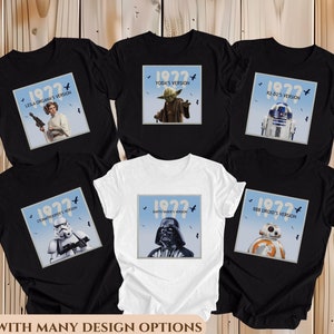 Disney Star Wars Family Shirts, Disneyland Star Wars Characters Shirt, Mickey Head Group Shirt, Disney Family Trip Shirts, Personalized Tee.