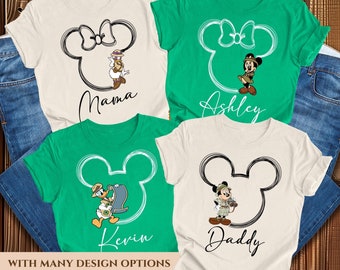 Personalized Disney Animal Kingdom Shirt, Disney Sketch Safari Shirt, Mickey and Friends Shirt, Matching Animal Kingdom Shirts, Disney Wild.