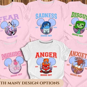 Disney Inside Out It&#39;s Okay To Feel All The Feels Shirt, Mental Health shirt, Inclusion Shirt, Speech Therapy Shirt, BCBA Shirt, Para Shirt