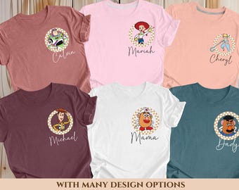 Disney Toy Story Shirt, Disney Family Matching Shirt, Disney Group Shirt, Toy Story Birthday Shirt, Woody Buzz Jessie, Personalized Shirt.