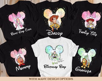 Disney Toy Story Birthday Shirt, Birthday Boy Shirts, Toy Story Friends Shirt, Toy Story Kids Shirts, Birthday Girl Shirt, Custom Name Shirt