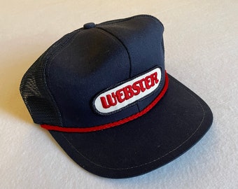 Vintage Webster Patch Trucker K-Products SnapBack Hat