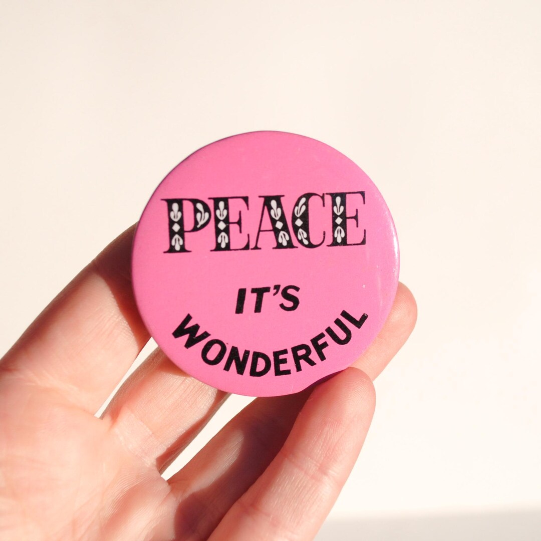 Pinterest. Pin Wonderfully Vintage Peace It's Wonderful Pin - Etsy