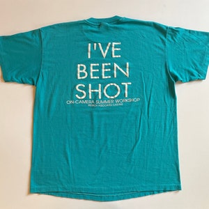 Vintage 90er Jahre I've been Shot Stedman Soft and Worn Virginia Single Stitch Shirt