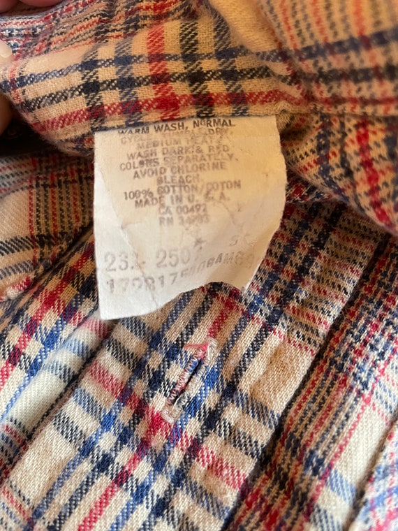 Vintage Lee Union-Made Button Down Made in USA Sh… - image 4