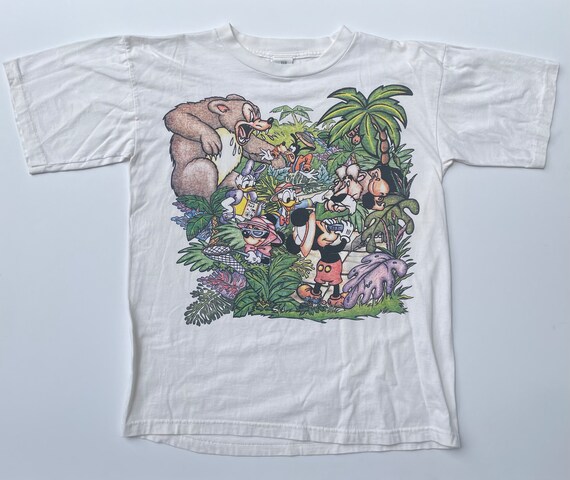Vintage RARE 90s Disney Characters Disney Store Single Stitch Shirt