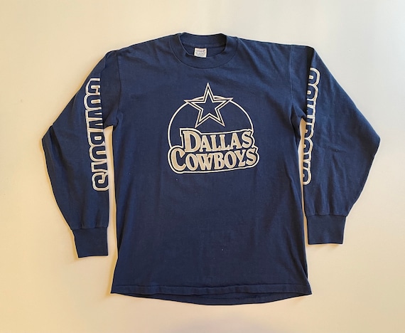 Vintage 80s Dallas Cowboys NFL Long Sleeve Stitch Shirt - Etsy