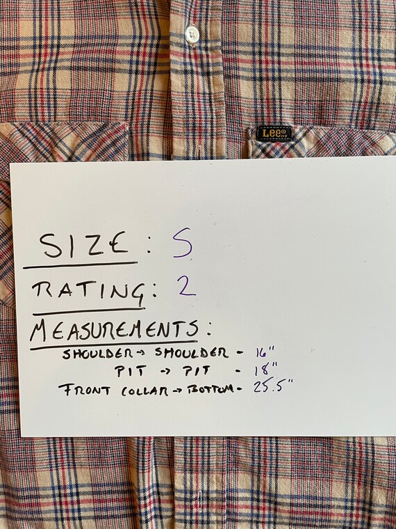 Vintage Lee Union-Made Button Down Made in USA Sh… - image 6