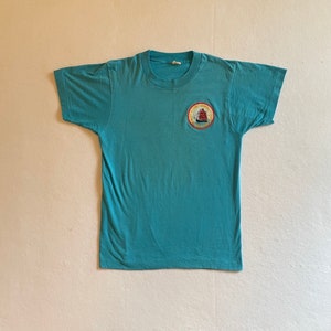 Vintage 1990 Boy Scouts Shawondassee Sailing Cub Day Camp Screen Stars Single Stitch Shirt