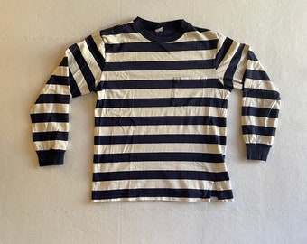 Vintage Lands End Striped Women’s Long Sleeve Shirt