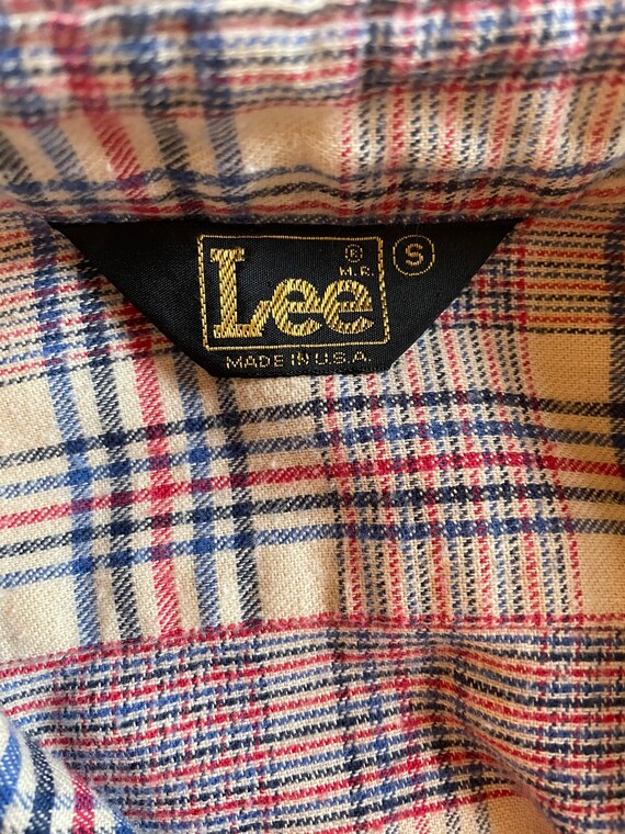 Vintage Lee Union-Made Button Down Made in USA Sh… - image 3