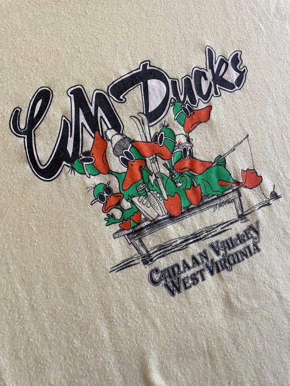 Vintage 80s Canaan Valley CM Ducks Nightclub West… - image 6