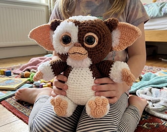 Patrón de amigurumi de Gizmo, peluche inspirado en Gremlins (patrón en PDF)
