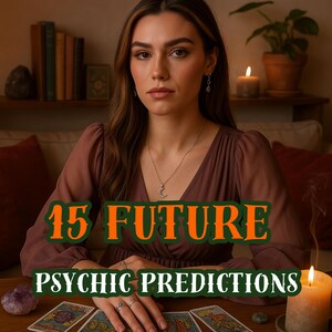 15 zukünftige psychische Voraussagen, ehrliche und personalisierte psychische Lesung von einem erfahrenen Leser, Same Hour Service