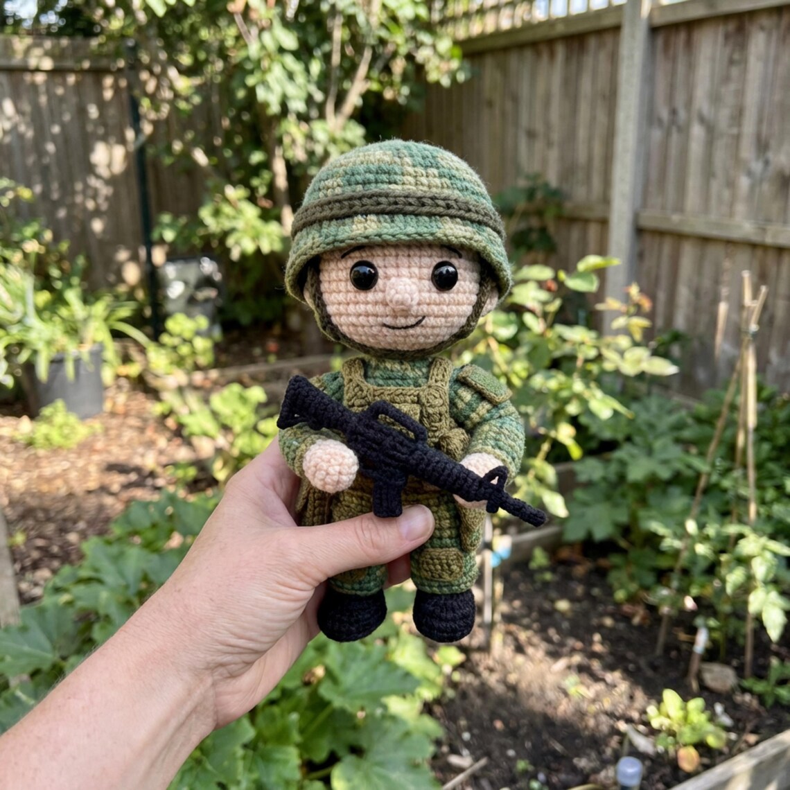 Crocs Soldier Pattern Military Soldier Amigurumi Crochet Pattern PDF Army Plush Toy - Etsy