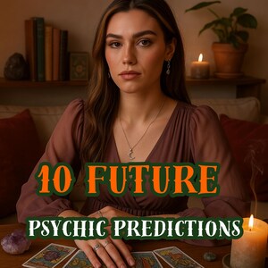 10 zukünftige psychische Voraussagen, ehrliche und personalisierte psychische Lesung von einem erfahrenen Leser, Same Hour Service