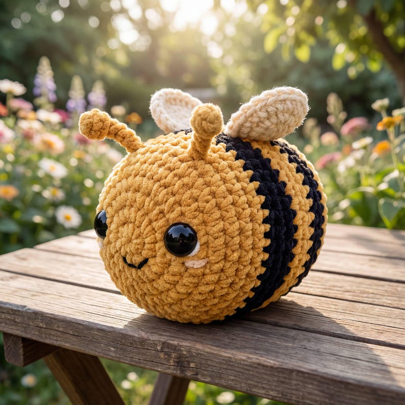 Cute Honey Bee Amigurumi Crochet Pattern Soft Plush Toy PDF - Etsy ...