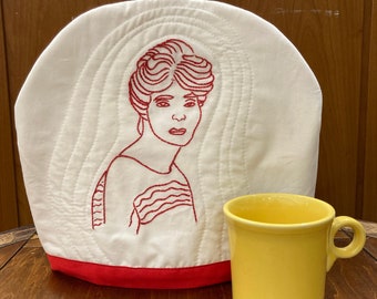 Alice Paul Redwork Tea Cozy