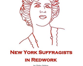 Book - New York Suffragists in Redwork