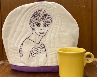 Alice Paul Embroidered Tea Cozy