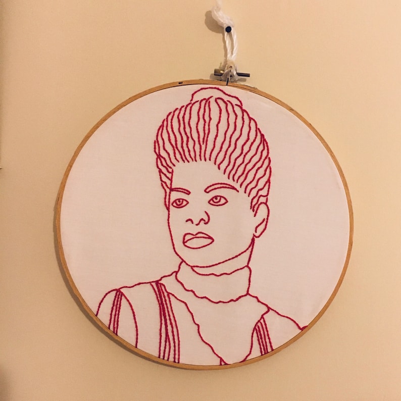Ida B. Wells, Suffragist Embroidery Pattern & Coloring Page - Etsy