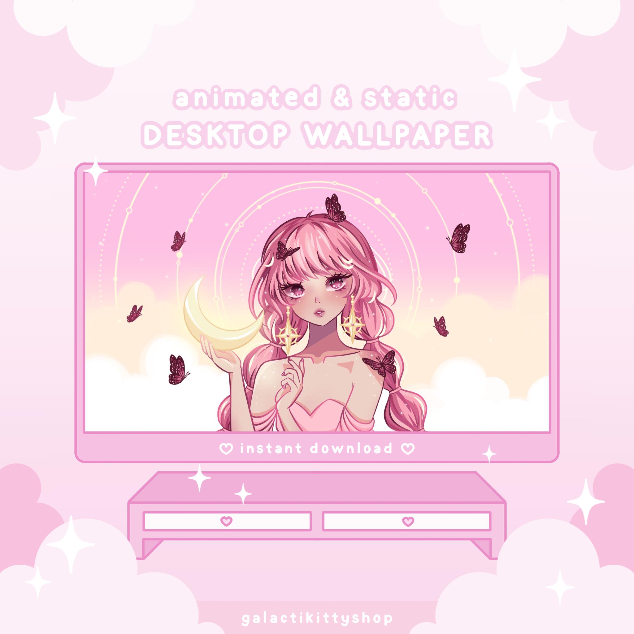 Magical Girl Desktop Wallpapers - Etsy, image size:2048x2048