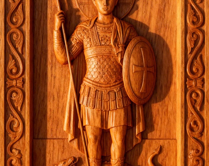 Saint Demetrios STL 3D Relief